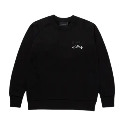 BLVCK TOWN CREWNECK SWEATSHIRT BLACK