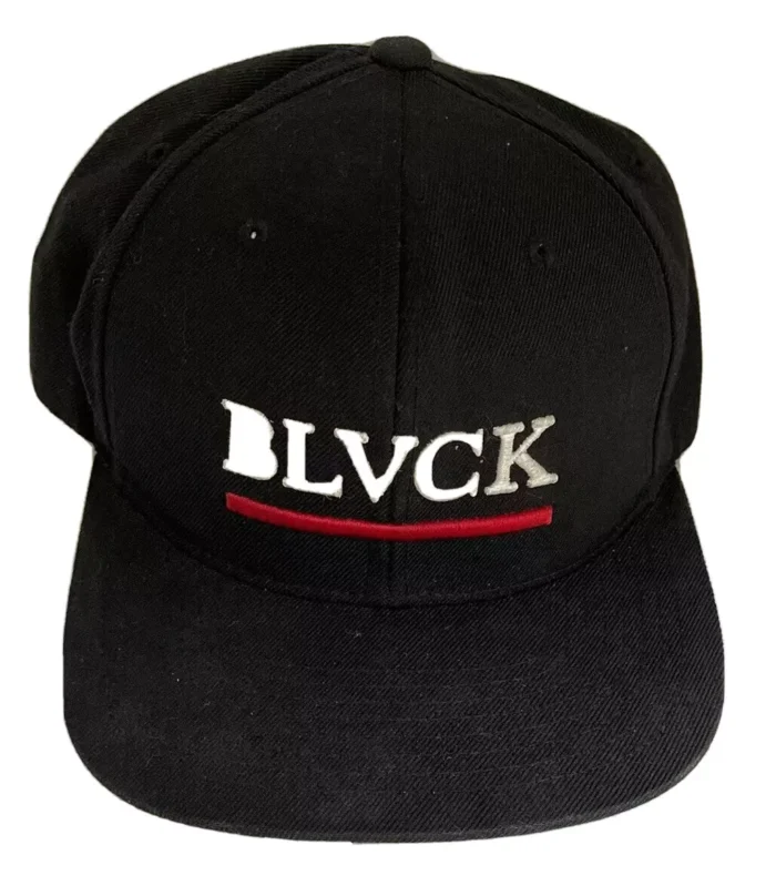 Black BLVCK Snapback Hat