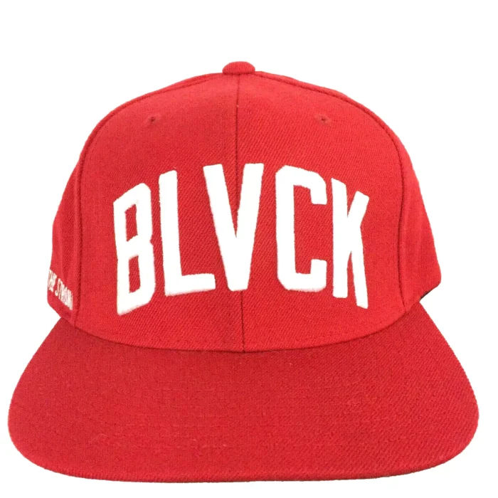 Black Scale Hat Spell Out Blvck